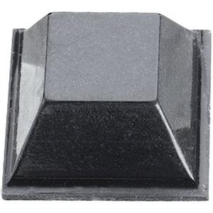 3m Gerätefuß selbstklebend, quadratisch Schwarz (L x B x H) 12.7 x 12.7 x 5.8mm