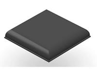 3m Gerätefuß quadratisch Schwarz (B x H) 32.4mm x 6.1mm