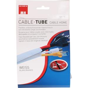 Cablehome 136691 Gevlochten slang Wit 25 tot 40 mm 1 stuk(s)