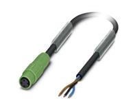 phoenixcontact Sensor-/Aktor-Anschlussleitung Buchse, gerade 0.60m Polzahl: 3 50St.