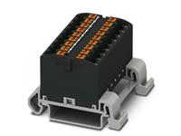 phoenixcontact Phoenix Contact Verteilerblock PTFIX 18X2,5-NS35A BK Inhalt: 8St.