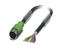 phoenixcontact Sensor-/Aktor-Anschlussleitung Buchse, gerade 10.00m Polzahl: 8 50St.