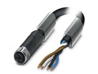 phoenixcontact Sensor-/Aktor-Anschlussleitung Buchse, gerade 1.00m Polzahl: 4 1St.