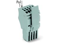 WAGO 2020-104/124-000 Connector, female Grijs 50 stuk(s)