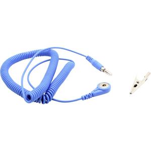 quadrios ESD-Erdungskabel 1.80m Druckknopf 4 mm, Stecker, Krokodilklemme