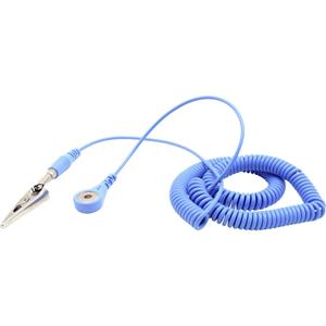quadrios ESD-Erdungskabel 3.60m Druckknopf 4 mm, Stecker, Krokodilklemme