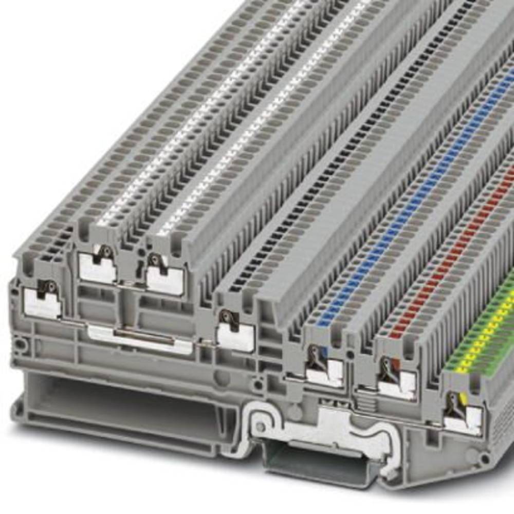 phoenixcontact Phoenix Contact PTIO 1,5/S/5-PE/U-BK/O-WH 3244471 Initiator- en actuatorklem 0.14 mm² 1.5 mm² Grijs 50 stuk(s)