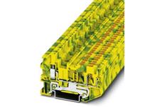 phoenixcontact PTU 2,5-TWIN-PE Schutzleiterklemme 0.14mm² 2.5mm² Grün, Gelb 50St.