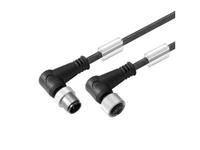Weidmüller Sensor-/Aktor-Steckverbinder, konfektioniert M12 Stecker, gewinkelt, Buchse,