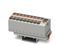 phoenixcontact Phoenix Contact Verteilerblock PTFIX 10/18X4-NS35 GY Inhalt: 8St.