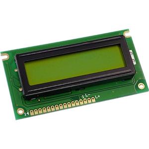 LCD-Display Gelb-Grün 16 x 2 Pixel (B x H x T) 84 x 44 x 10.1mm DEM16217SYH-LY