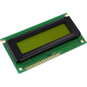 LCD-Display Gelb-Grün 16 x 2 Pixel (B x H x T) 84 x 44 x 7.6mm DEM16217SYH-PY