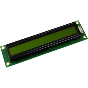 Display Electronic LC-display Geel-groen (b x h x d) 122 x 33 x 11.1 mm