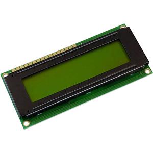 Display Electronic LC-display Geel-groen (b x h x d) 80 x 36 x 7.6 mm