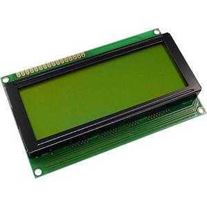 LCD-Display Gelb-Grün 20 x 4 Pixel (B x H x T) 98 x 60 x 11.6mm DEM20486SYH-LY