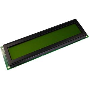 Display Electronic LC-display Geel-groen (b x h x d) 146 x 43 x 11.1 mm