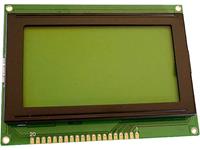 Display Electronic LC-display Zwart Geel-groen 128 x 64 pix (b x h x d) 93 x 70 x 10.8 mm