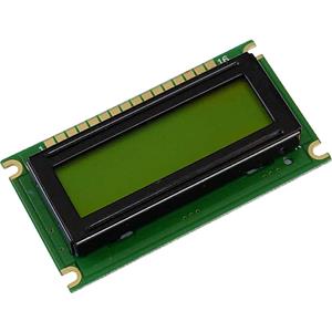 Display Electronic LC-display Geel-groen (b x h x d) 60 x 33 x 8.7 mm