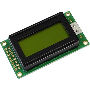 displayelektronik Display Elektronik LC-display Geel-groen (b x h x d) 58 x 32 x 10.5 mm