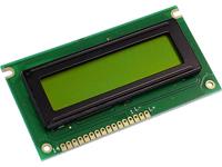 Display Electronic LC-display Geel-groen 16 x 2 pix (b x h x d) 84 x 44 x 6.5 mm