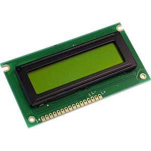 displayelektronik LCD-Display Gelb-Grün 16 x 2 Pixel (B x H x T) 84 x 44 x 6.5mm DEM16217SYH