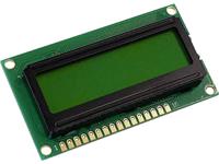 Display Electronic LC-display Geel-groen 16 x 2 pix (b x h x d) 65.5 x 36.7 x 9.6 mm