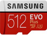 EVO Plus microSDXC-kaart 512 GB Class 10, UHS-I, UHS-Class 3 Incl. SD-adapter