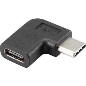 renkforce USB 3.1 (Gen 2) Adapter [1x USB-C™ Stecker - 1x USB-C™ Buchse] 90° nach rechts gewink