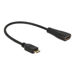 DeLOCK - Cable HDMI / Mini-HDMI 0.23m Male/Female (0.23m mini-HDMI/HDMI)