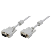 LogiLink 5m, VGA/VGA, M/M 5m VGA (D-Sub) VGA (D-Sub) Grijs VGA kabel