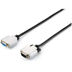 Equip - Kabel svga Verlängerungskabel 3coax Stecker - Buchse 15m mit Ferriten Metallgehäuse hq 118855