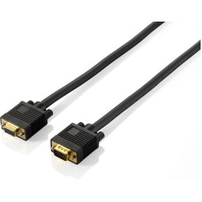 Equip VGA/VGA 1.8m 1.8m VGA (D-Sub) VGA (D-Sub) Zwart VGA kabel