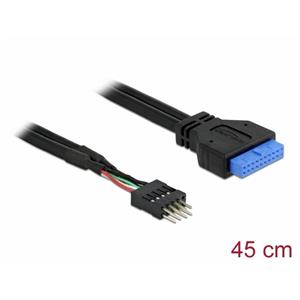 DeLOCK - USB 3.0 19 pin - USB 2.0 8 pin 45cm (83791)