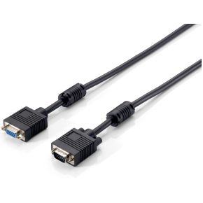 Equip VGA/VGA 5.0m 5m VGA (D-Sub) VGA (D-Sub) Zwart VGA kabel