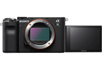 Sony »ILCE-7CB - Alpha 7C E-Mount« Vollformat-Digitalkamera (24,2 MP, 4K Video, 7,5cm (3 Zoll) Touch-Display, Echtzeit-AF, 5-Achsen Bildstabilisierung, NFC, Bluetooth, nur Gehäuse)