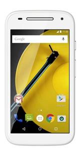 Unknown Motorola MOTO E (2nd Gen.) -ZONDER  Lebara Prepaid - wit