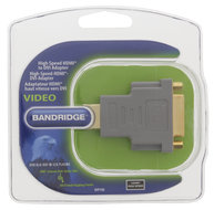 Bandridge High Speed HDMI Adapter HDMI-Connector - DVI-D 24+1-Pins Female Grijs