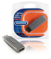 Bandridge DisplayPort Adapter DisplayPort Male - HDMI Male Grijs