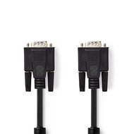 Nedis VGA-kabel | VGA male - VGA male | 20 m | Zwart