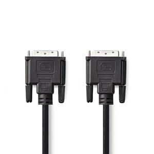 Nedis DVI-Kabel | DVI-D 24+1-pins male - DVI-D 24+1-pins male | 10 m | Zwart