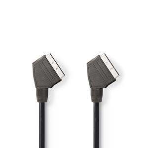 SCART-kabel | SCART male - SCART male | 1,5 m | Zwart