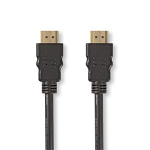 Nedis High Speed HDMI-kabel met Ethernet | HDMI-connector - HDMI-connector | 2,0 m | Zwart