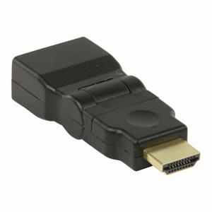 Nedis HDMI-Adapter | HDMI-Connector - HDMI Female | Draaibaar | Zwart