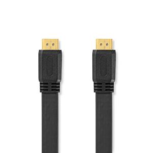 Nedis Platte High Speed HDMI-kabel met Ethernet | HDMI-connector - HDMI-connector | 1,5 m | Zwart