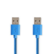 Nedis USB 3.0-Kabel | A Male - A Male | 2,0 m | Blauw