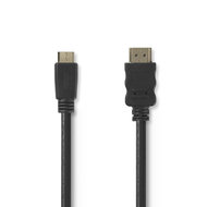 Nedis High Speed HDMI-kabel met Ethernet | HDMI-connector - HDMI-mini-connector | 2,0 m | Zwart