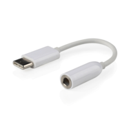 CableXpert USB-C naar 3.5 mm audio adapterkabel, wit