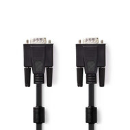 Nedis VGA-Kabel | VGA Male - VGA Male | 2,0 m | Zwart