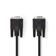 VGA-kabel | VGA male - VGA female | 5,0 m | Zwart