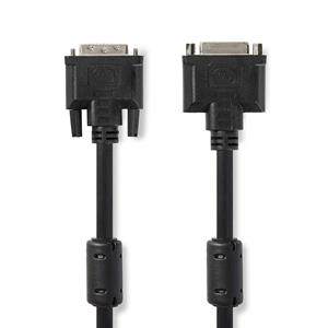 Nedis DVI-Kabel | DVI-I 24+5-Pins Male - DVI-I 24+5-Pins Female | 2,0 m | Zwart